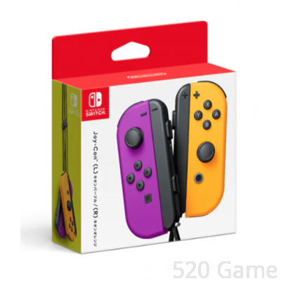 NS Nintendo Switch Joy-Con (電光紫 電光橙)